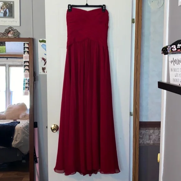 monique lhuillier strapless bridesmaid dress Monique Lhuillier Daisy Wedding Dress – Instant Filters 2 main image 0